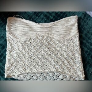 Chic Cream Knit Women's Camisole